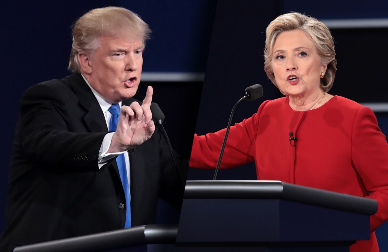 trump-clinton-at-debate