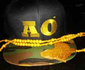 Camo AO Cap with Africa